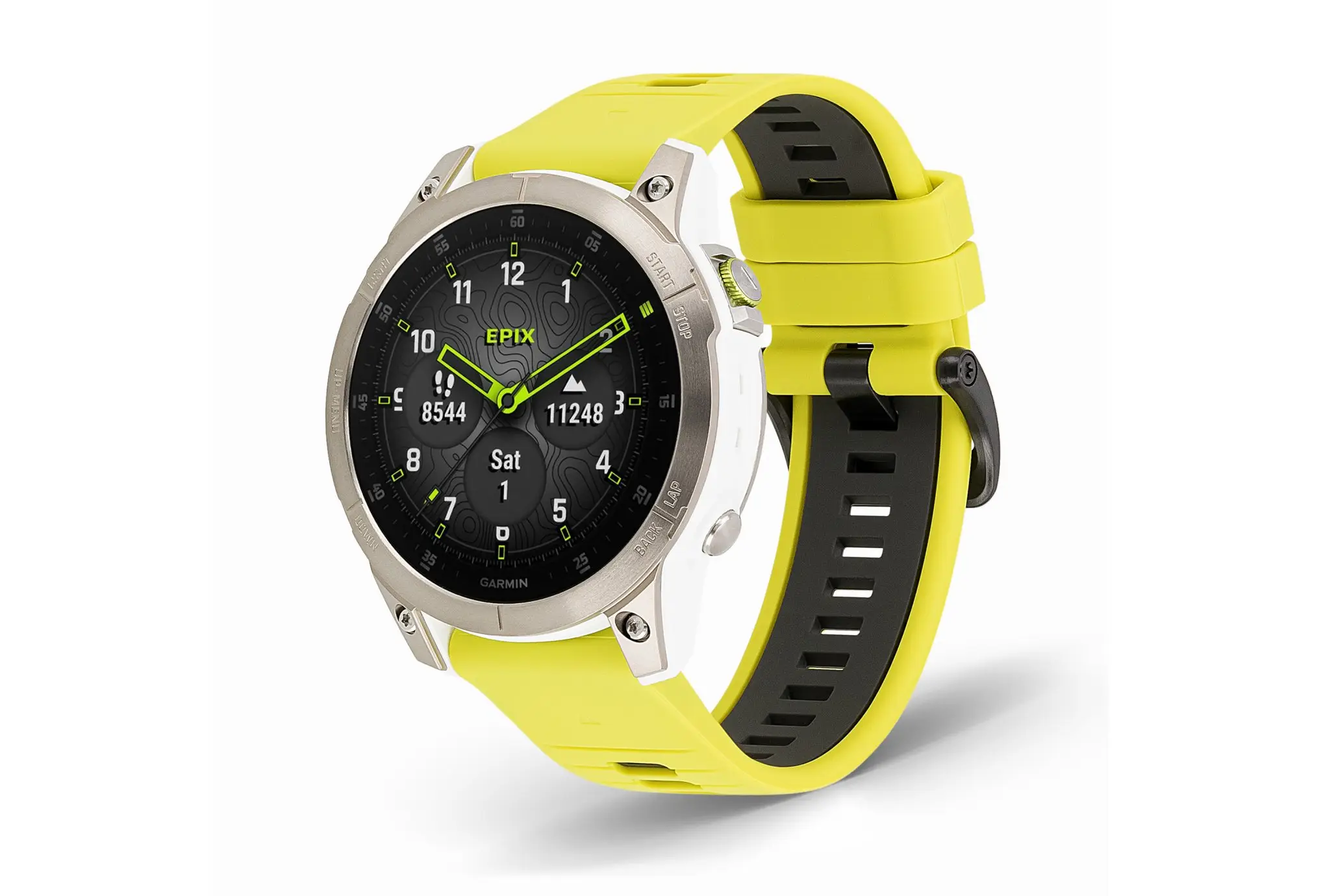 Montre Garmin EPIX Gen 2 Sapphire Titane 47 mm + bracelet nylon gris – Image 8