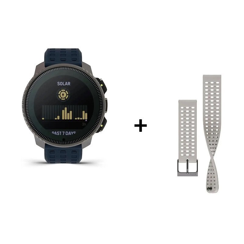 Montre Suunto Vertical Titanium Solar + bracelet Athletic 4 - 22 mm S