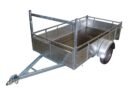 Remorque 200x125 cm aluminium simple essieu