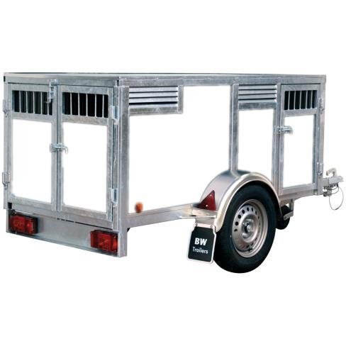 Remorque BW Trailers 4 chiens blanc – Image 3