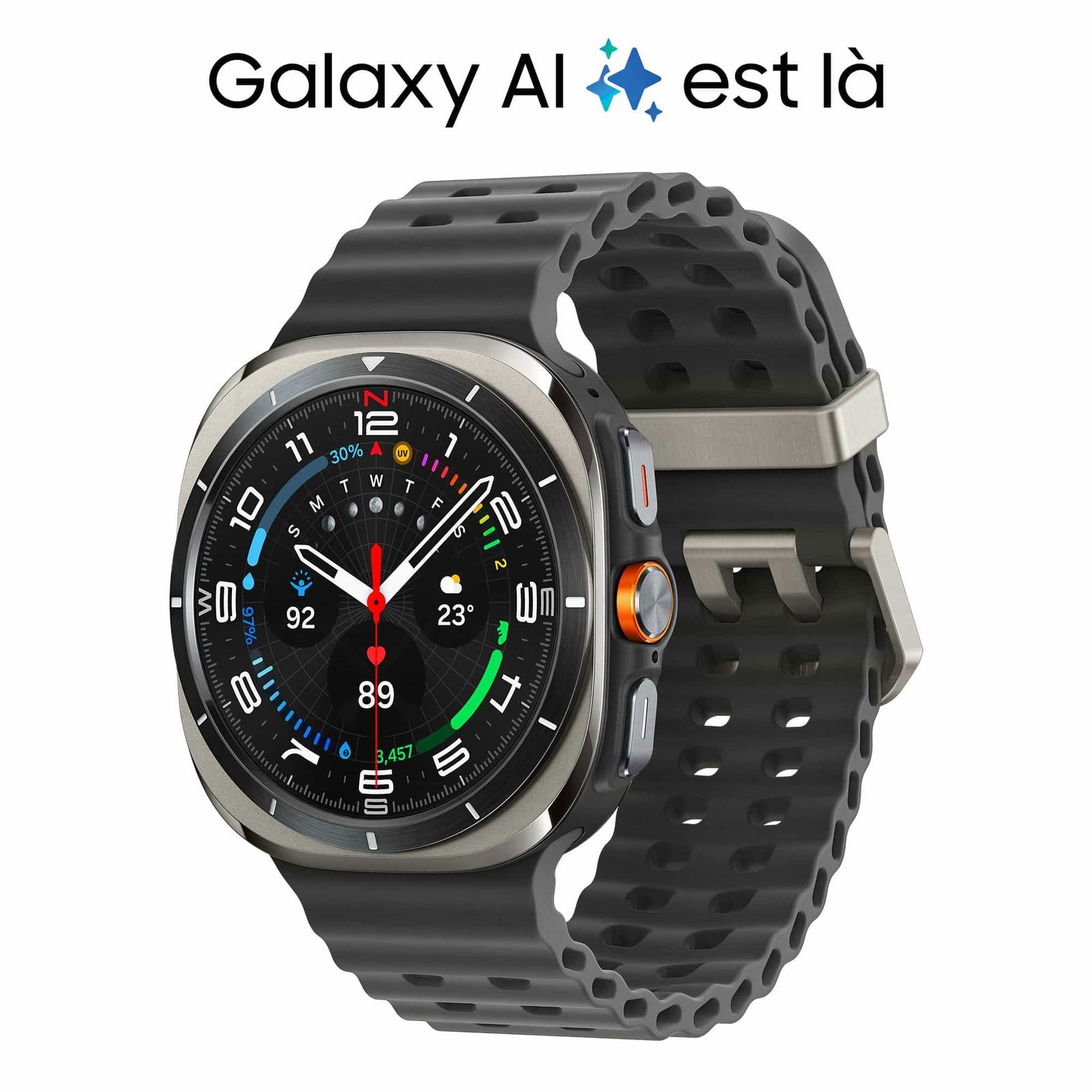 Samsung Galaxy Watch Ultra 4G 47 mm Argent Titane – Image 4