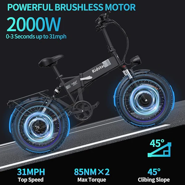 Vélo électrique pliant Ridstar H20 Pro – Image 6
