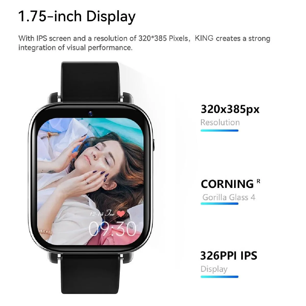 Yonis Montre Connectée 4G LTE Écran 1.75 Pouces – Image 3