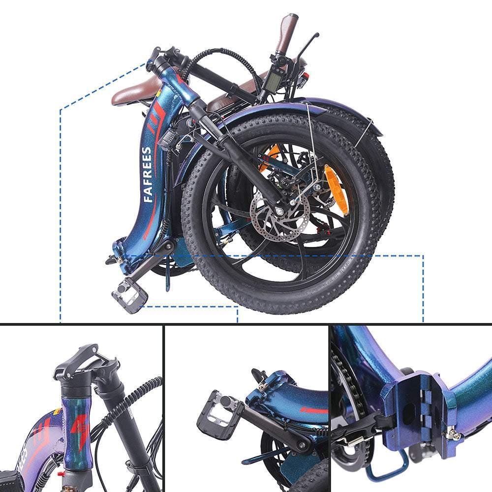 Vélo électrique pliant Fafrees F20 Pro 250W 20" en Cadre Ouvert 18Ah Batterie – Image 13