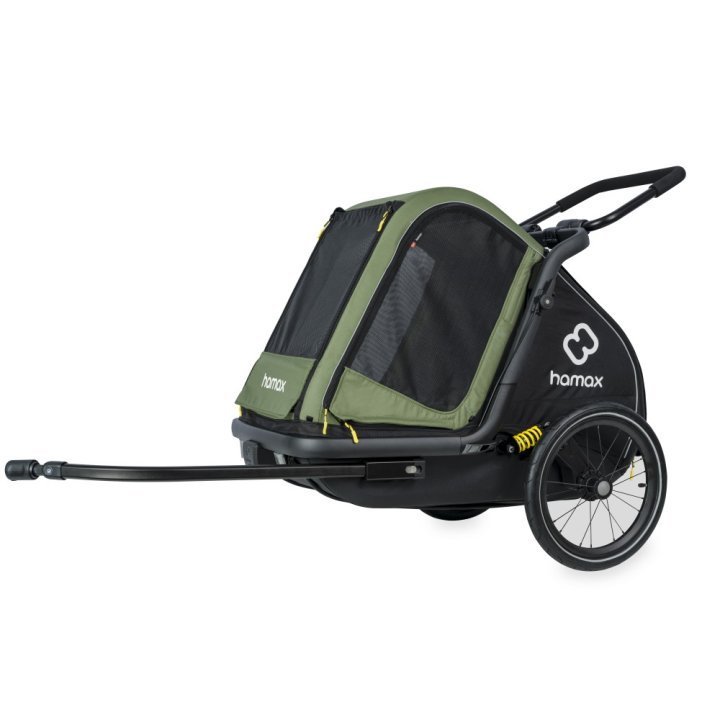 Remorque vélo animaux Hamax - Pluto Medium - vert/noir – Image 11