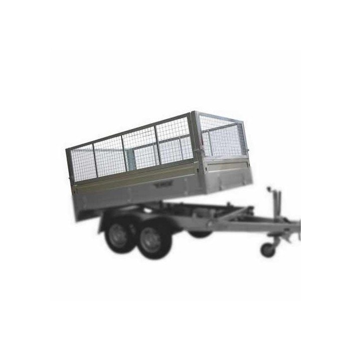 Rehausse grillagée 60cm Erdé pour benne/tri benne BE162