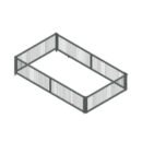 Rehausse grillagée +62cm pour SARIS HDS 310X176